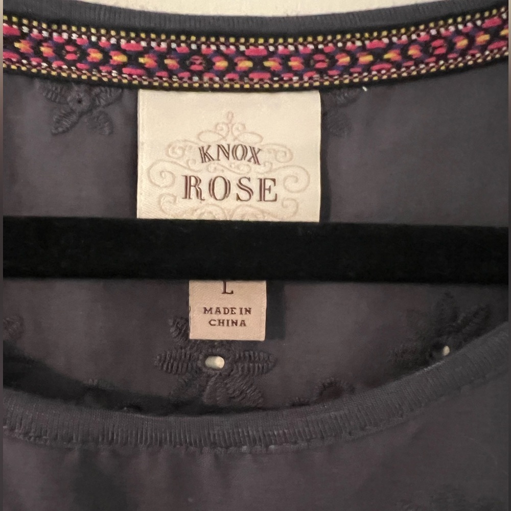 Knox Rose 100% cotton flowy shirt size L (S120) - Picture 3 of 7